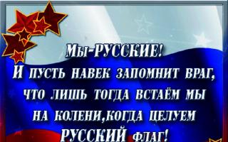 Cool congratulations on Defender of the Fatherland Day in verse